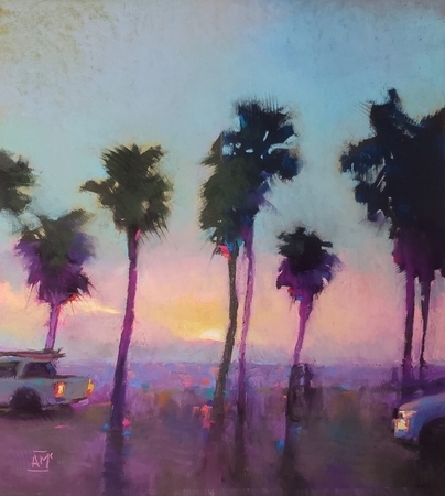 Sunset Palms by Andrew McDermott